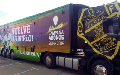 El Elche presentó ayer su expotrailer que recorrerá la provincia durante dos meses