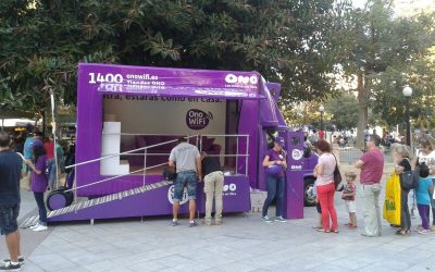 Ono lanza otra campaña con Improe en otro vehículo publicitario por Santander y Alicante.