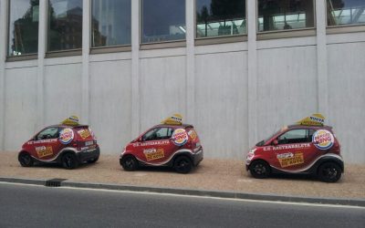 Vitoria cuenta ya con su tercer restaurante BURGER KINGÿ y apuesta por la publicidad en vehículos para promocionarse.