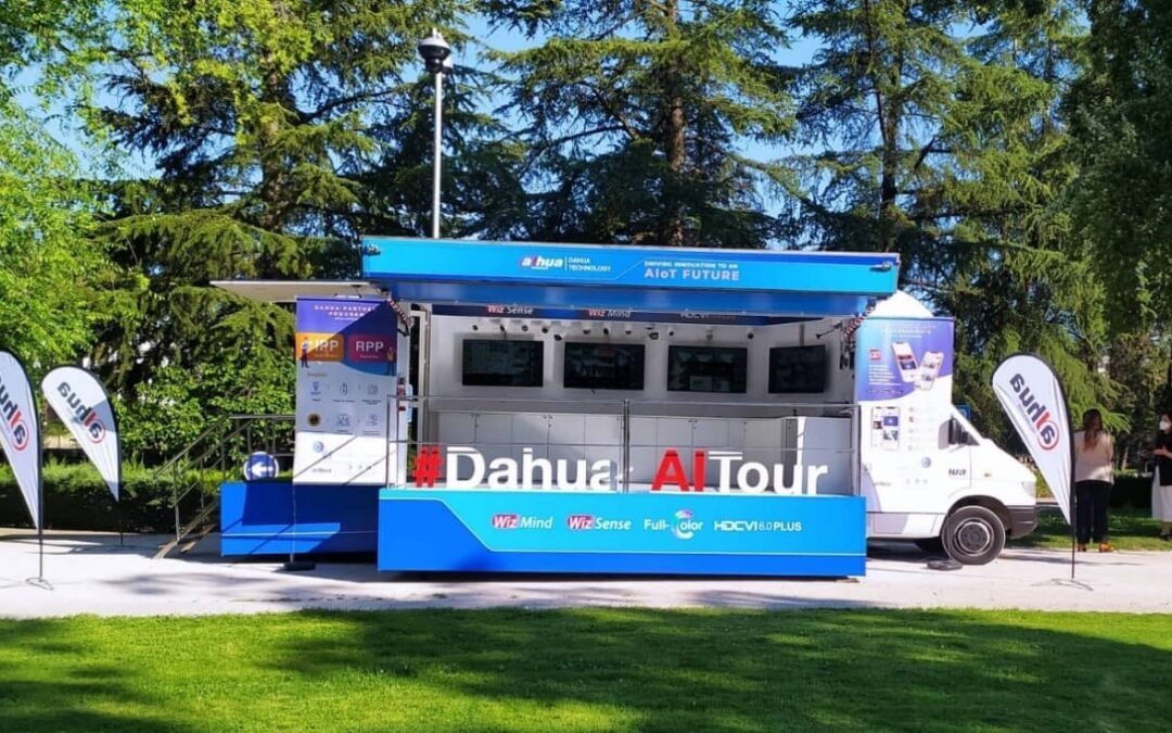 Dahua recorrió España con una Unidad móvil para realizar el «Dahua AI Tour»