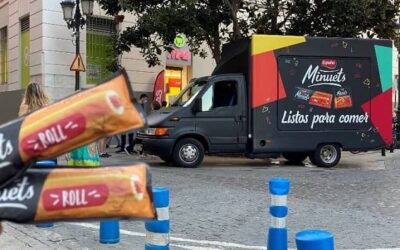 MINUETS LANZÓ UNA CAMPAÑA DE SAMPLING CON UN ROADSHOW EN VARIAS CIUDADES ANDALUZAS.