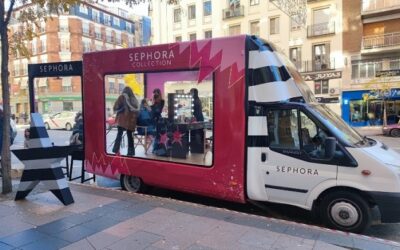 Beauty Bus navideño de Sephora en Madrid: maquillaje exprés y obsequios