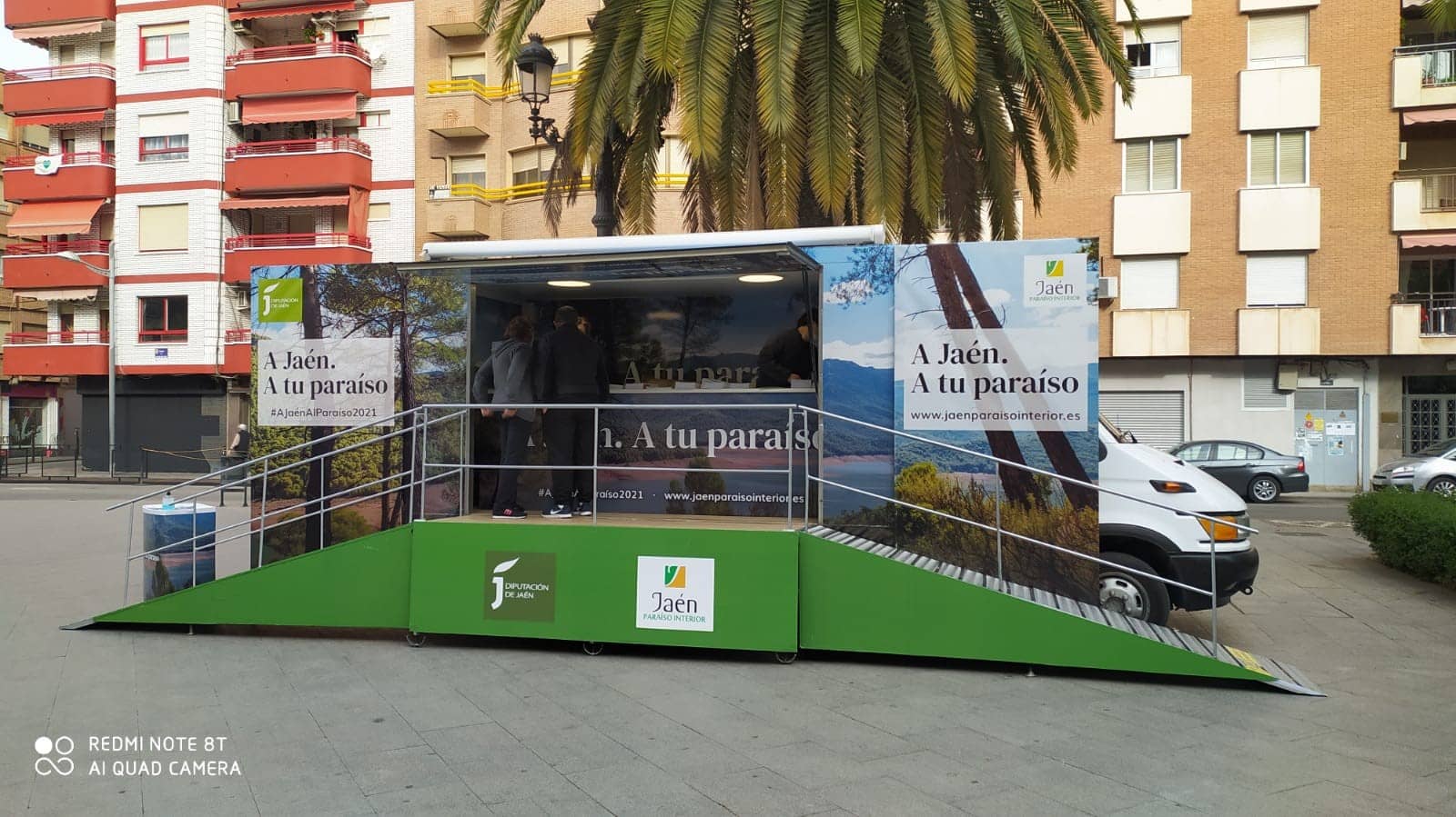 Autobús escenario turismo Jaén