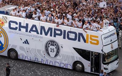 Celebración del Real Madrid por la 15 Champions